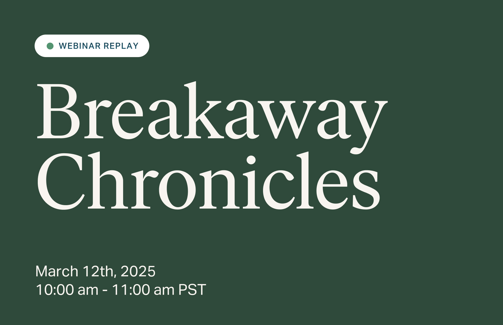 breakaway chronicles