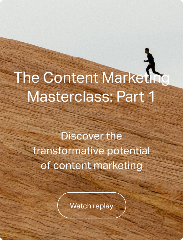 Content Marketing Masterclass 1