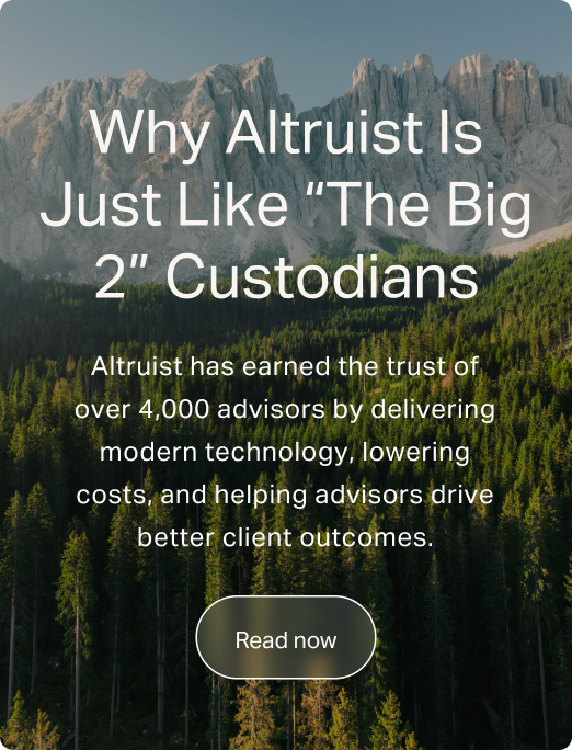 Why Altruist