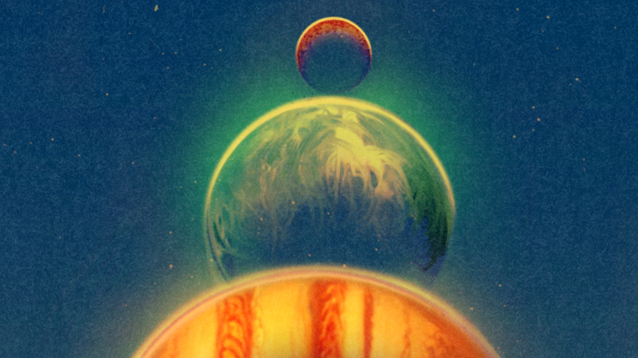 Line of planets