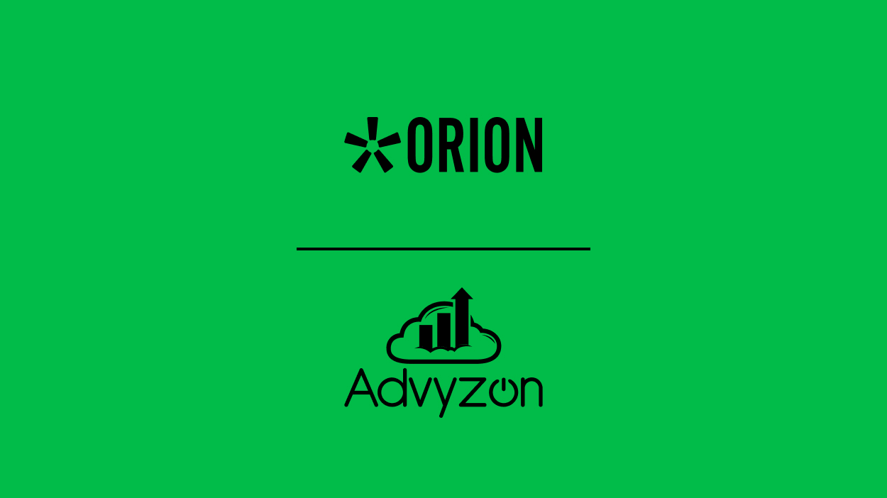 Orion and Advyzon integrations with Altruist