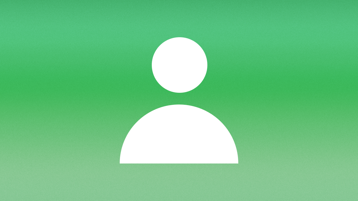 Person icon on green background