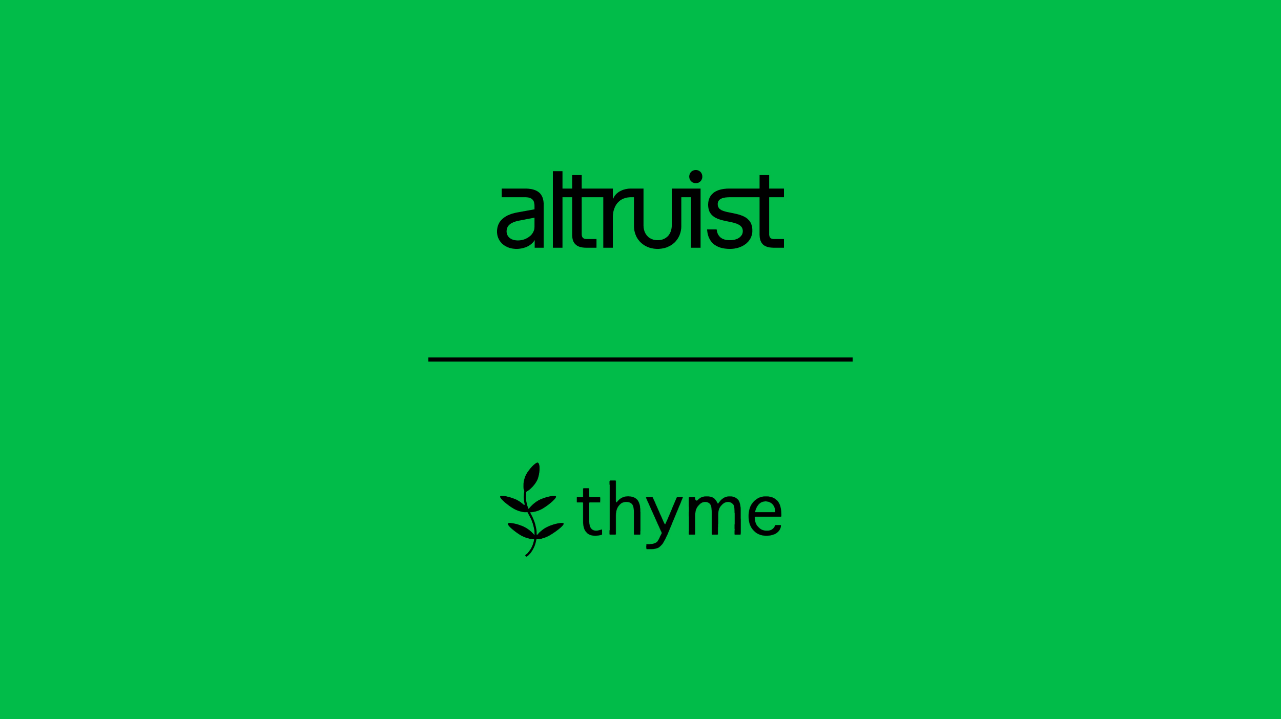 Altruist and Thyme